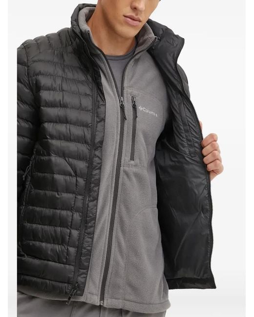The North Face Gray Logo Quilted Jacket for men