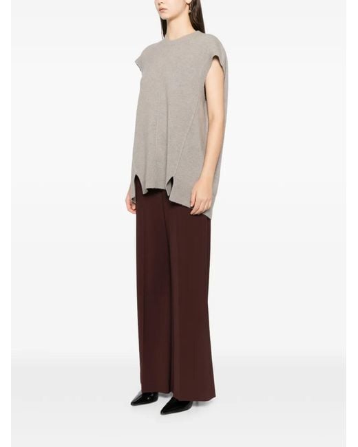 Helmut Lang Gray Brushed Vest