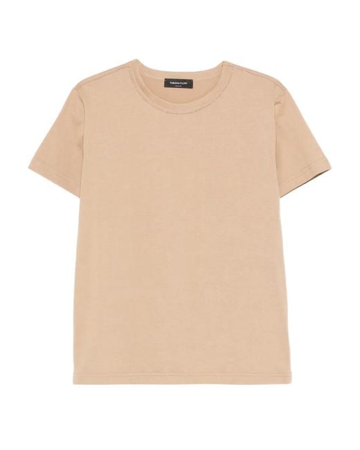 Fabiana Filippi Natural Round-Neck T-Shirt