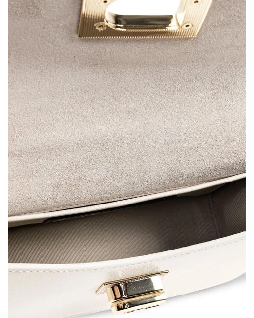 Furla Natural Mini 1927 Chain-Strap Flap Shoulder Bag
