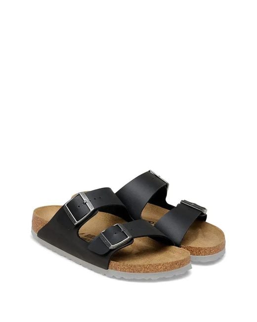 Birkenstock Black Arizona Buckle-Fastening Sandals for men