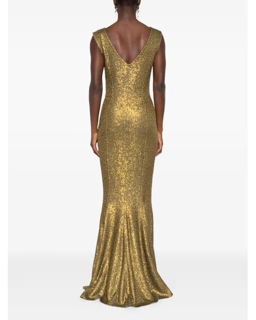 gold sweater dress Golden Wheat Tulle Sweater Dress – ICONIC7 main image 1