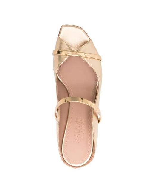 Malone Souliers Natural Noah Strap-Detail Sandals