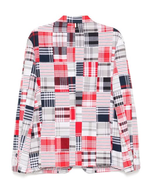 Thom Browne Red Unconstructed Blazer for men