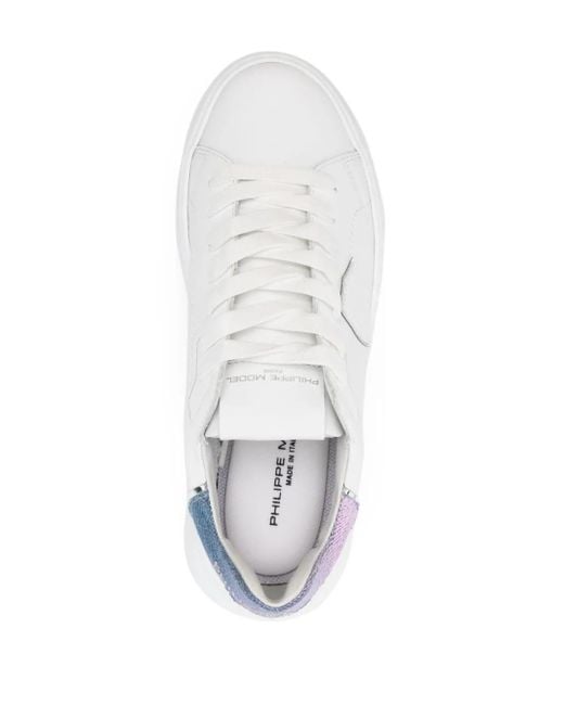 Philippe Model White Tres Temple Sneakers