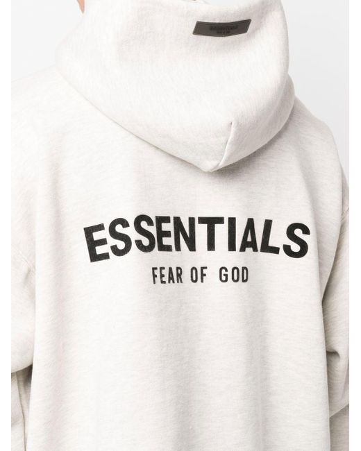 Fear of god print hoodie cheap
