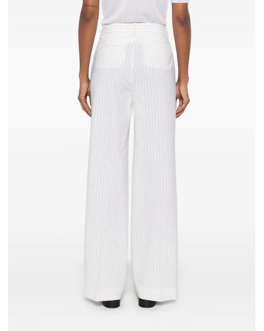 P.A.R.O.S.H. Broek Met Krijtstreep in het White