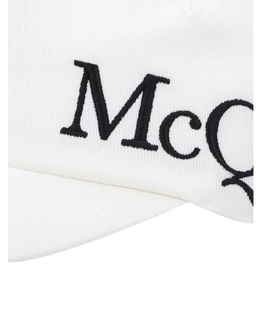 McQueen White Hats for men