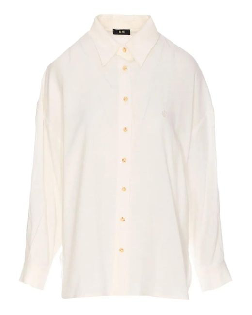 ELEH Button-down Shirt White