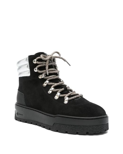 Pollini Black Ice Cracker Boots