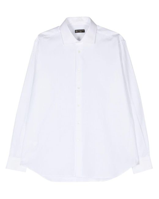 Corneliani Overhemd Met Klassieke Kraag in het White voor heren