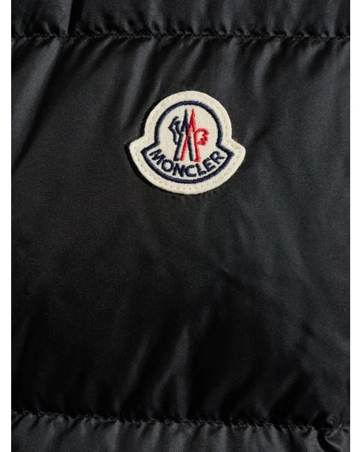 Moncler Black Sleeveless Logo Jacket for men
