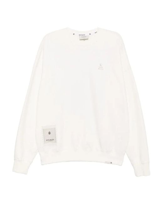 A Bathing Ape White Logo-Embroidered Sweatshirt for men