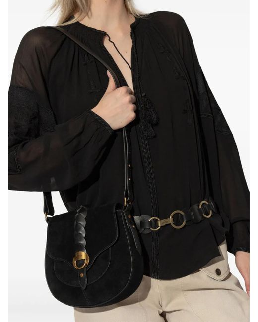 Isabel Marant Black Small Altay Cross Body Bag