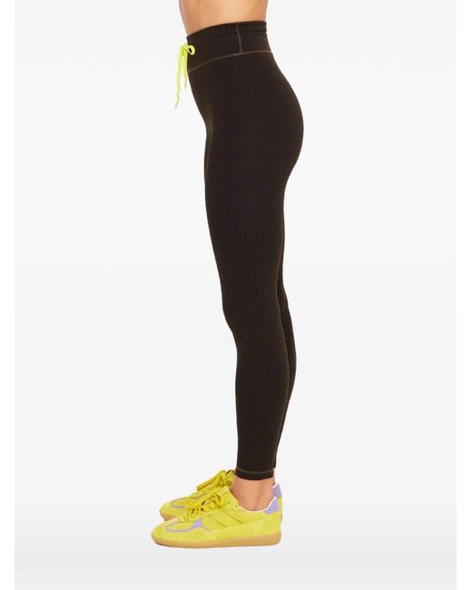 The Upside Black Castilla Drawstring Leggings