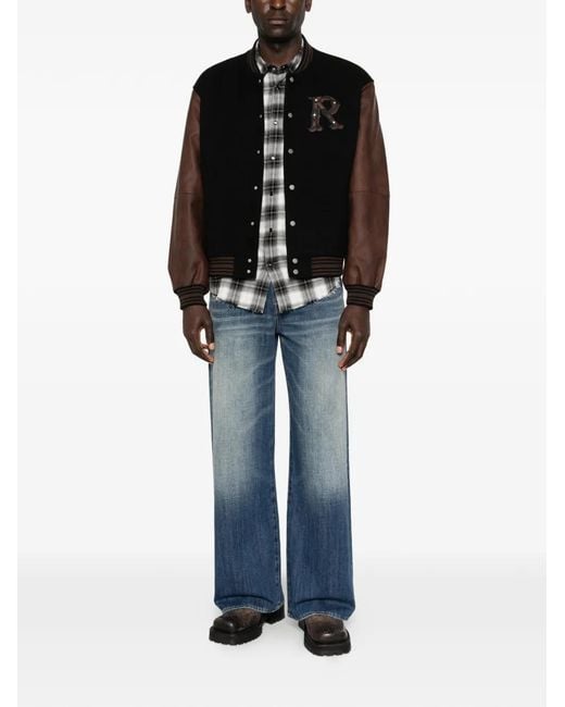 Represent Black Bomber Jacket for men