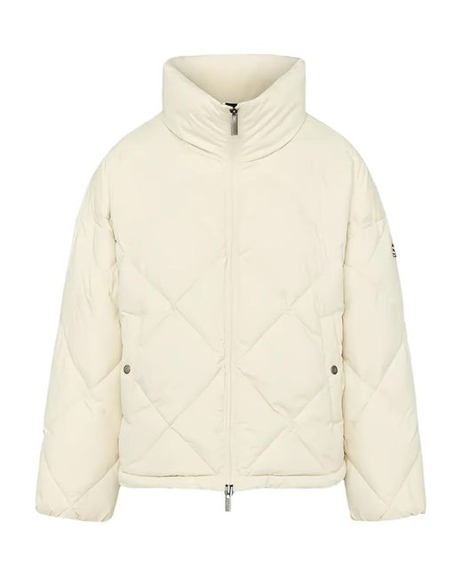 Pyrenex Natural Quilted Turtleneck Jacket