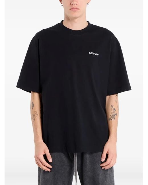 メンズ Off-White c/o Virgil Abloh グラフィック Tシャツ Black
