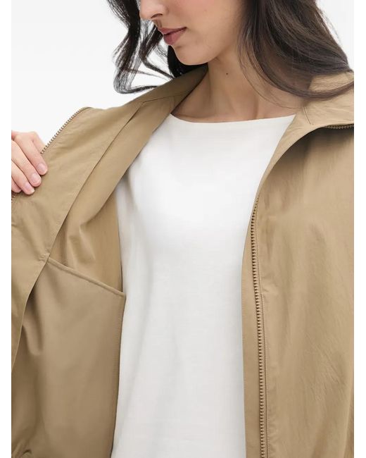 Save The Duck Natural Wyla Zip-Up Bomber Jacket