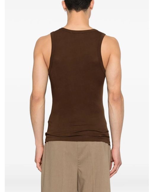 Entire studios Brown Jersey Top