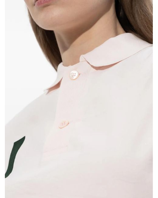 Issey Miyake White Polo Shirt Mini Dress
