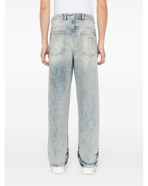 Represent Blue Straight-Leg Jeans for men
