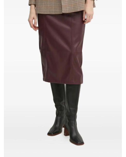 Pedro Del Hierro Madrid Red Midirock mit Taschen