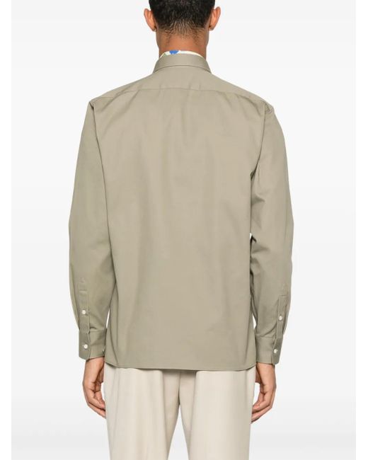 Fursac Natural Cotton Shirt for men