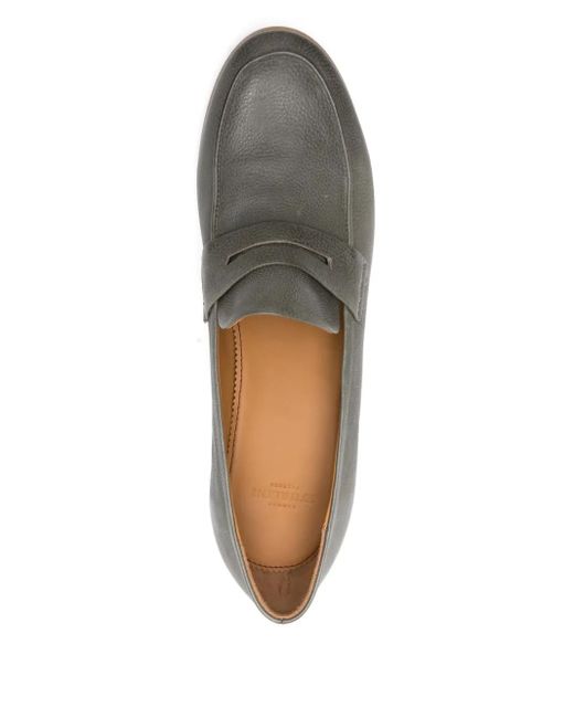 STURLINI FIRENZE Gray 55Mm Block-Heel Penny-Slot Loafers