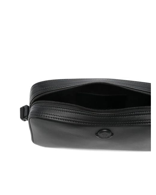 Moncler Black Carlo Crossbody Handbag For for men