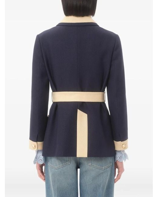 Valentino Garavani Blue Caban Jacket