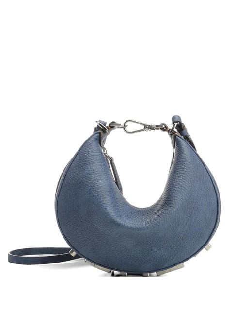 Fendi Blue Mini Graphy Clutch Bag