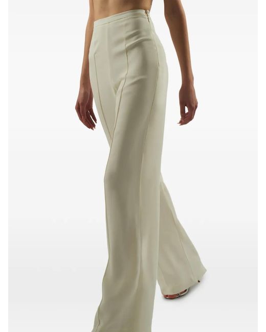 Taller Marmo White Marlene Wide-Leg Trousers
