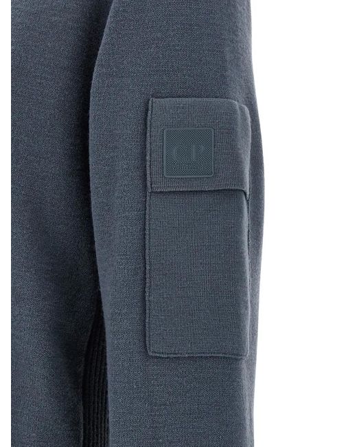 C P Company Pullover mit aufgesetzter Tasche in Blue für Herren