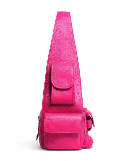 Balenciaga Pink Superbusy Sling XS Schultertasche
