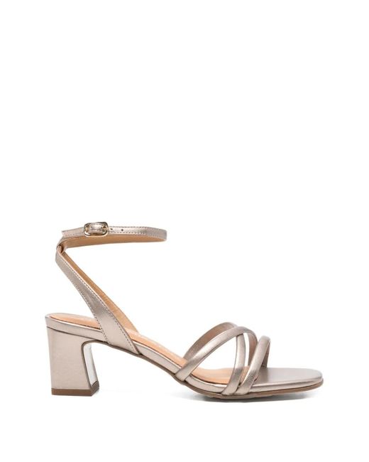 Pedro Miralles Natural Block-Heel Sandals