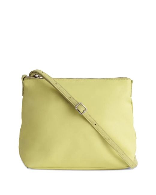 Yu Mei Yellow Small Utility Braidy Cross Body Bag