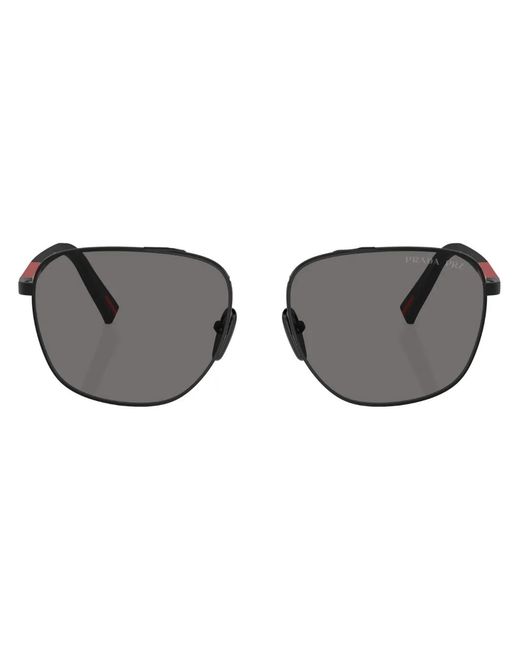 Prada Linea Rossa Gray Linea Rossa Sunglasses for men