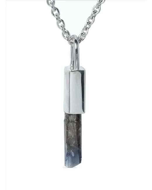 Parts Of 4 White Talisman Tanzanite Pendant Necklace