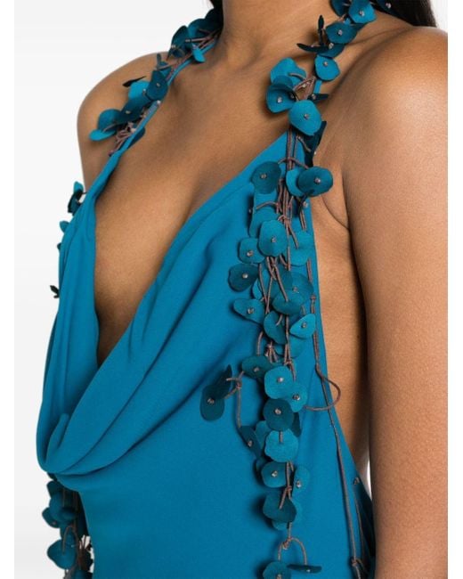 cult gaia blue mini dress Heidi Lace Dress In Cornflower – Alessandra