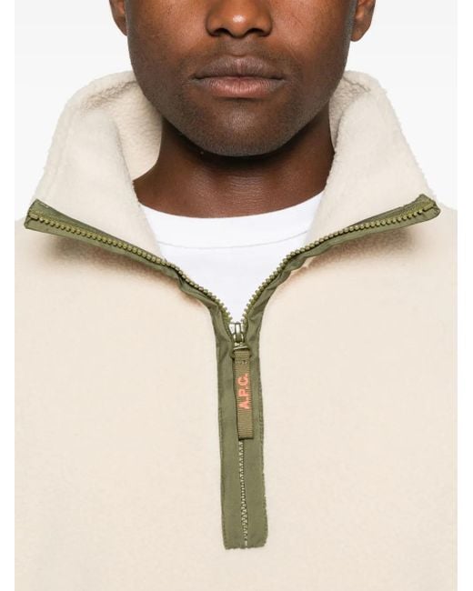 Sudadera Con Cremallera A.P.C. de hombre de color White