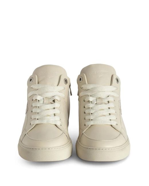 Zadig & Voltaire Natural Fly On Sneakers