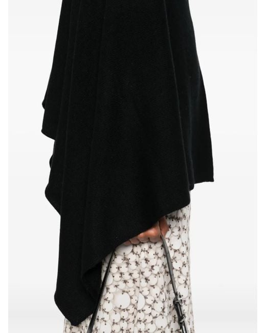 Bompard Black Cashmere Poncho