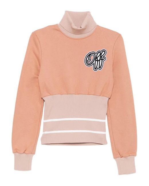 Off-White c/o Virgil Abloh Pink Sweat Cheerleader Côtelé