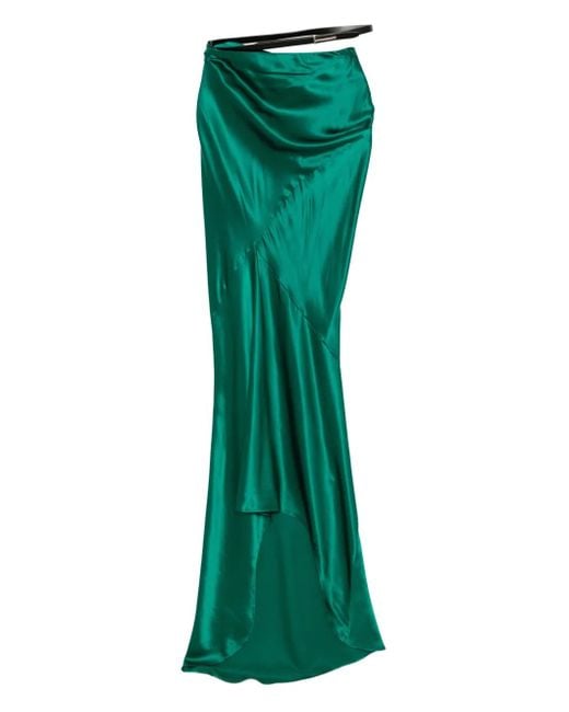 Tom Ford Bias シルクスカート Green
