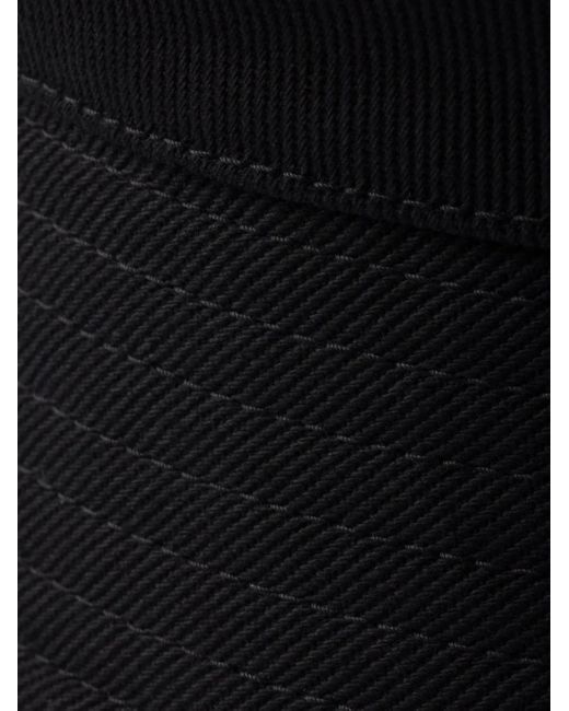 Prada Black Drill Bucket Hat for men