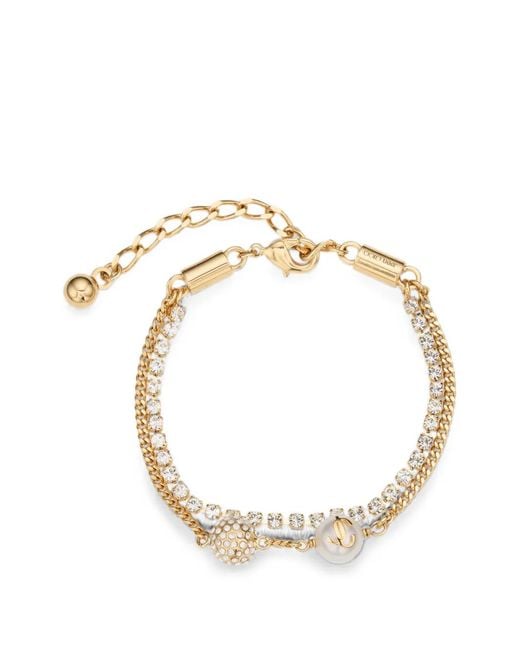 Jimmy Choo Metallic Auri Chain Bracelet