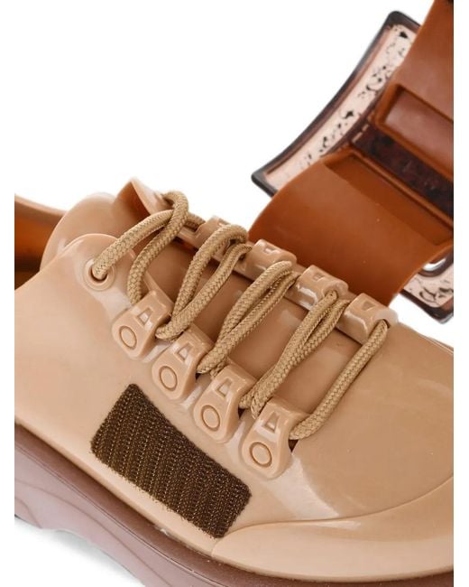Viktor & Rolf Brown X Melissa Buckle Derby Shoes