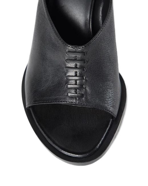 Ann Demeulemeester Black Siti Mid Heeled Sandals