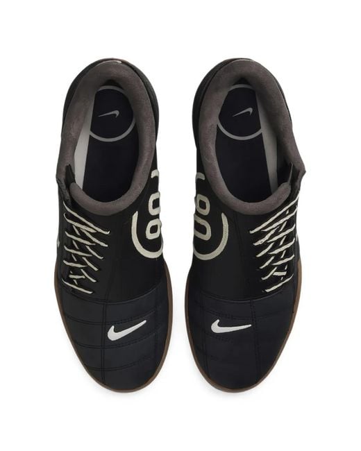Nike Black T90 Quilted Sneakers for men